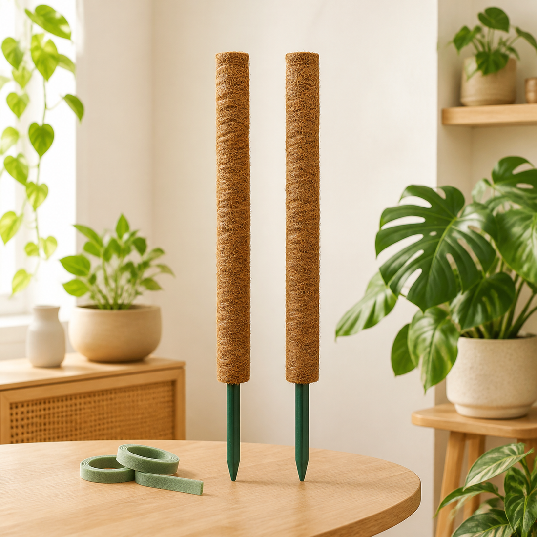 MossArc Bendable Coir Poles — hero view