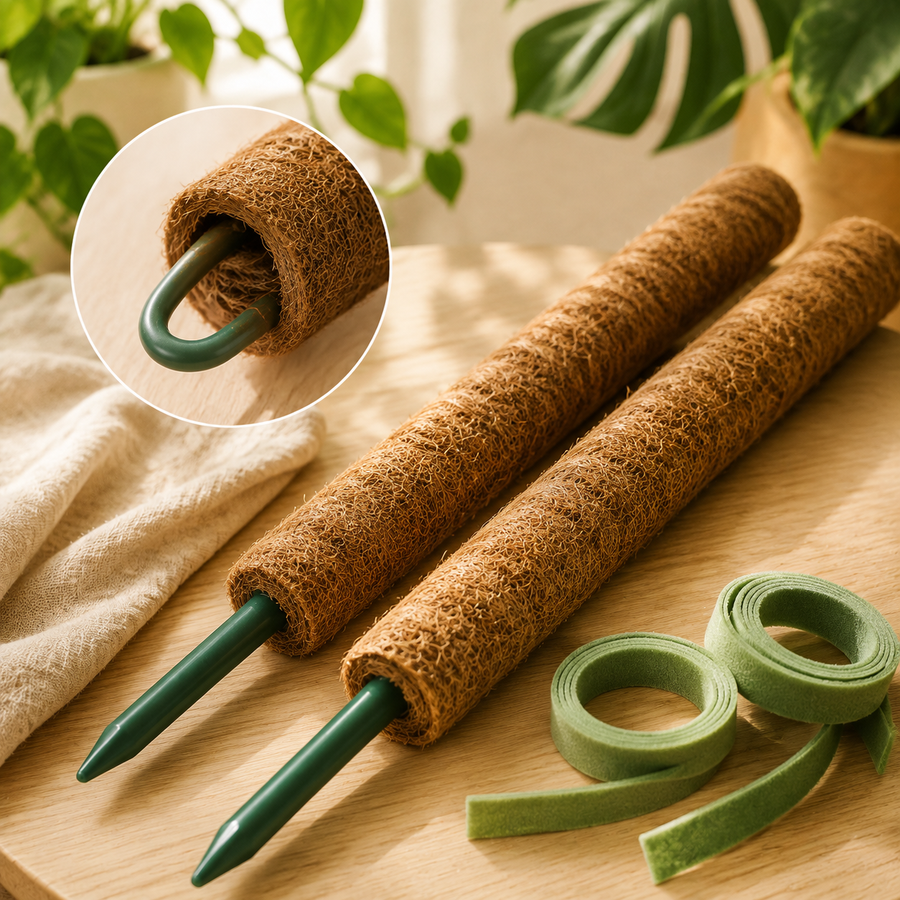 MossArc Bendable Coir Poles — detail view