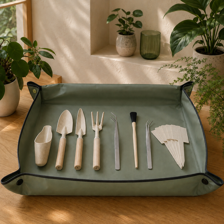 RepotEase Indoor Potting Mat Set — detail view