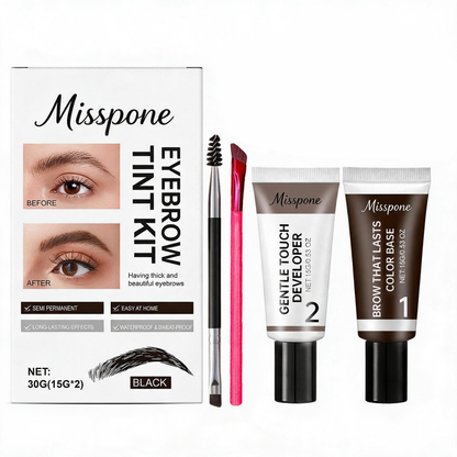 ✨ Long-Lasting Waterproof Eyebrow Tint Kit –Natural Fuller Brows In Minutes