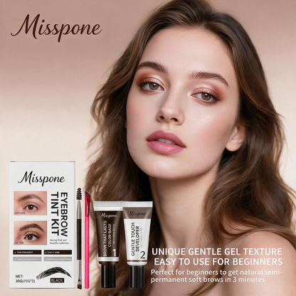 ✨ Long-Lasting Waterproof Eyebrow Tint Kit –Natural Fuller Brows In Minutes