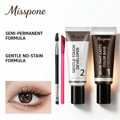 ✨ Long-Lasting Waterproof Eyebrow Tint Kit –Natural Fuller Brows In Minutes
