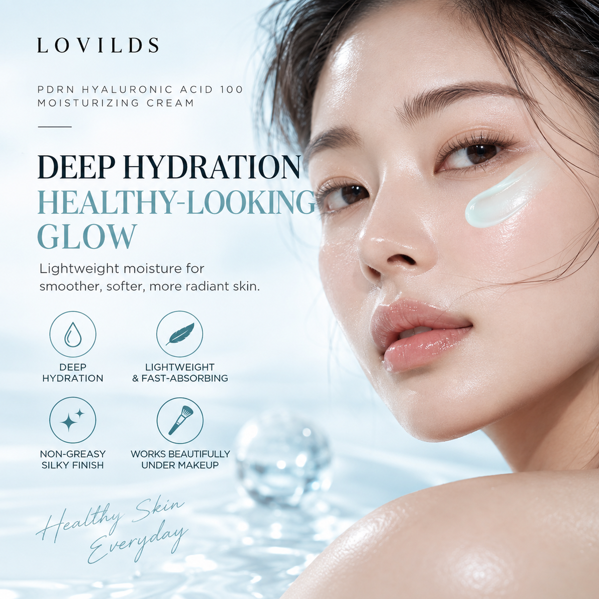 LOVILDS PDRN + Hyaluronic Acid Intensive Hydration Cream