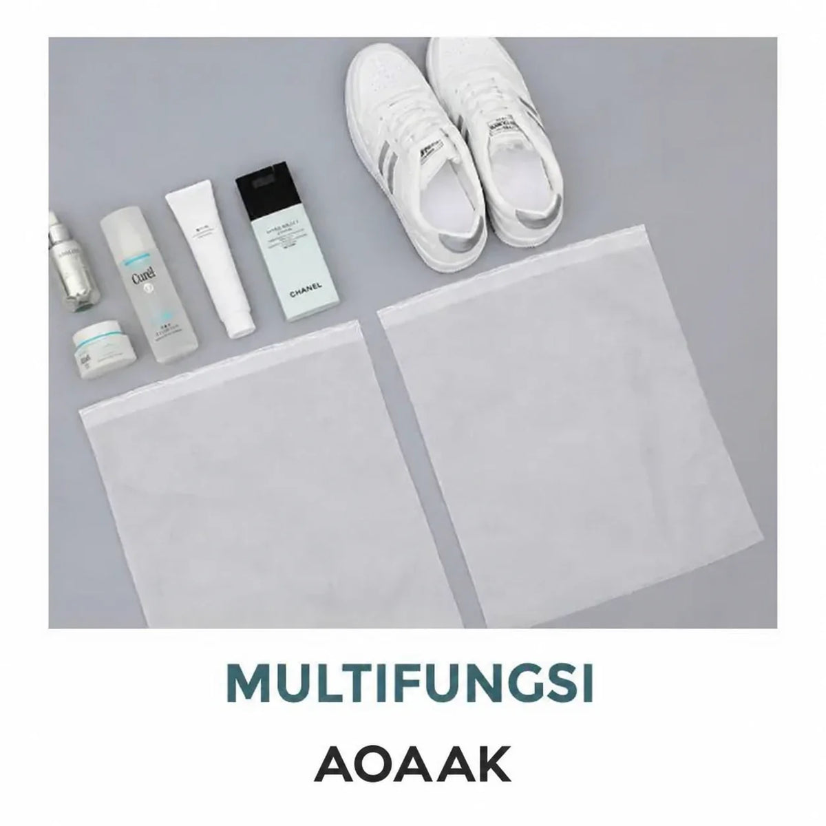 AOAAK Drawstring Shoe & Travel Storage Bags — 10 Pack — multipurpose travel organization