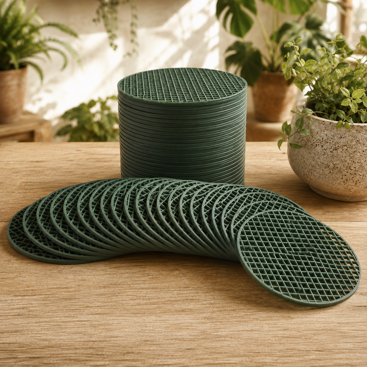 DrainGuard Pot Mesh Pads — detail view