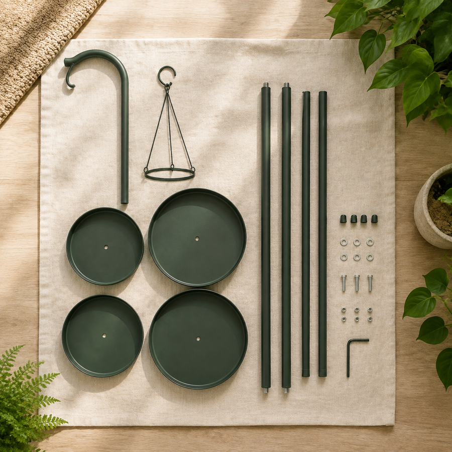 GroveTier Indoor Plant Stand — included contents